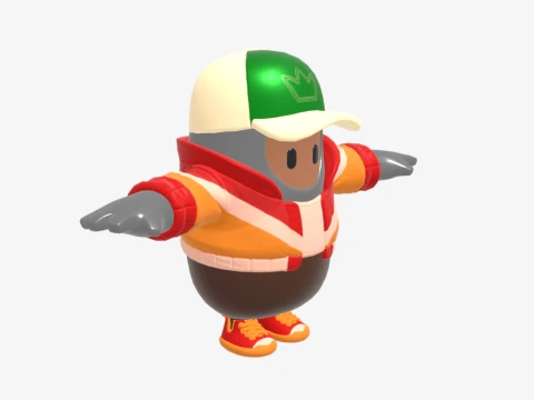 Cade Fall Guy - Fortnite 3D Model