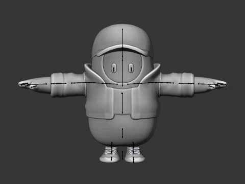 Cade Fall Guy - Fortnite 3D Model