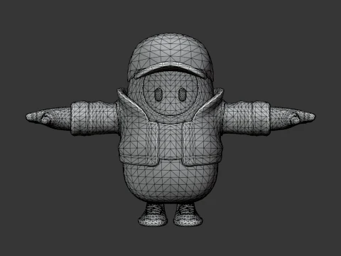 Cade Fall Guy - Fortnite 3D Model