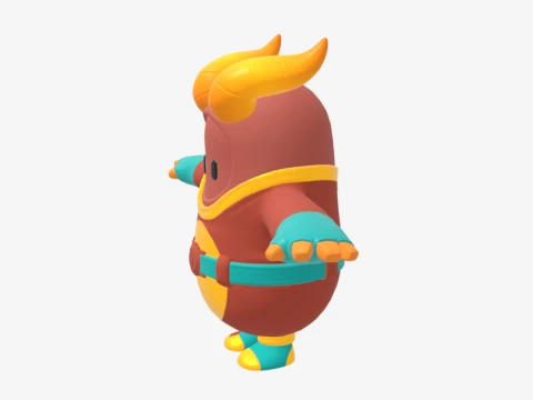 Guff Fall Guy - Fortnite 3D Model