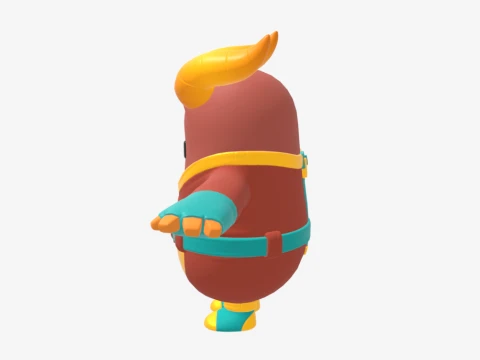 Guff Fall Guy - Fortnite 3D Model