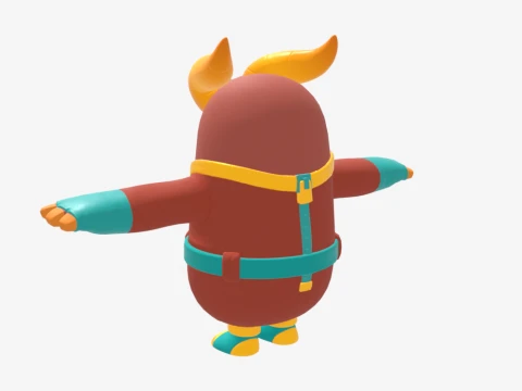 Guff Fall Guy - Fortnite 3D Model
