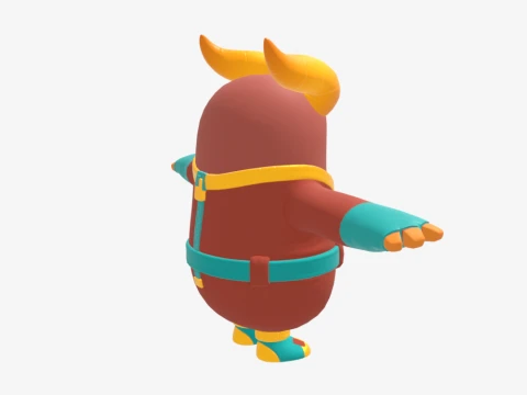 Guff Fall Guy - Fortnite 3D Model