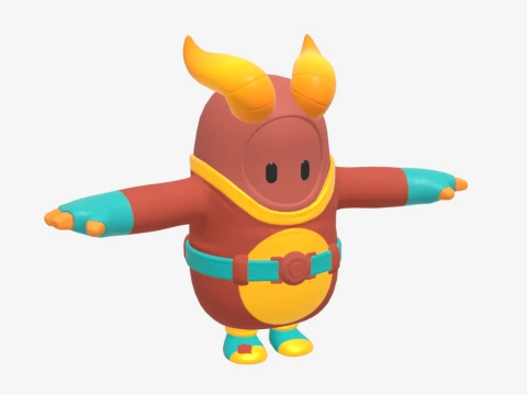 Guff Fall Guy - Fortnite 3D Model