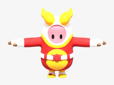 Guff Gringle Fall Guy - Fortnite 3D Model