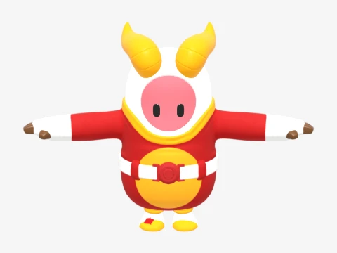 Guff Gringle Fall Guy - Fortnite 3D Model