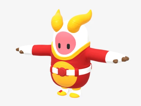 Guff Gringle Fall Guy - Fortnite 3D Model