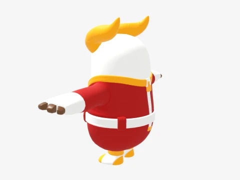 Guff Gringle Fall Guy - Fortnite 3D Model
