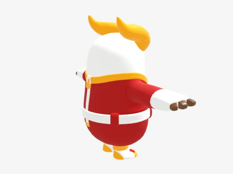 Guff Gringle Fall Guy - Fortnite 3D Model
