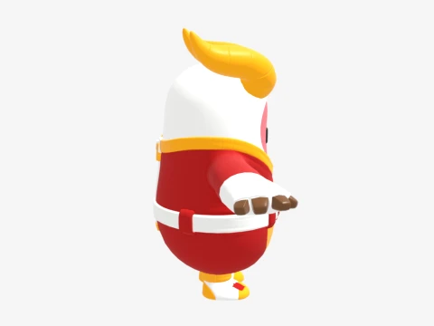 Guff Gringle Fall Guy - Fortnite 3D Model