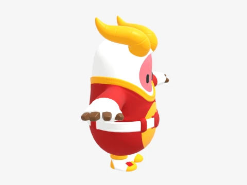 Guff Gringle Fall Guy - Fortnite 3D Model