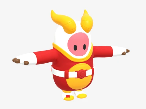 Guff Gringle Fall Guy - Fortnite 3D Model