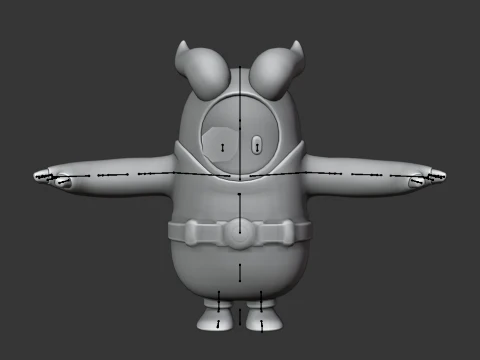 Guff Gringle Fall Guy - Fortnite 3D Model