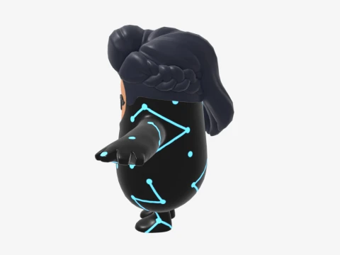 Astra Fall Guy - Fortnite 3D Model