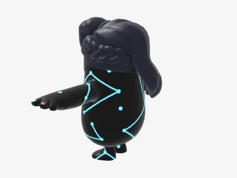 Astra Fall Guy - Fortnite 3D Model