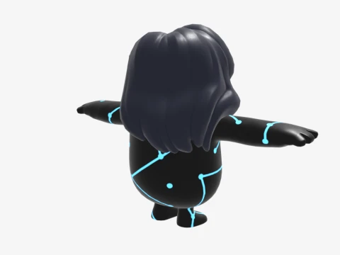 Astra Fall Guy - Fortnite 3D Model