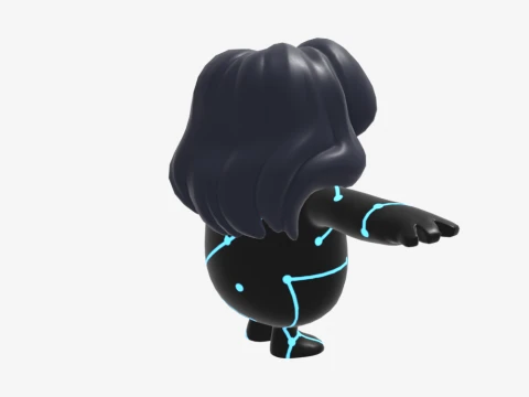 Astra Fall Guy - Fortnite 3D Model