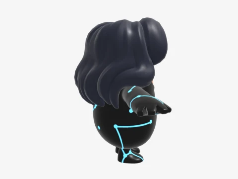 Astra Fall Guy - Fortnite 3D Model