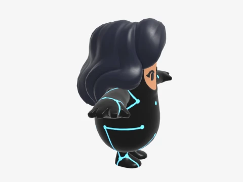 Astra Fall Guy - Fortnite 3D Model