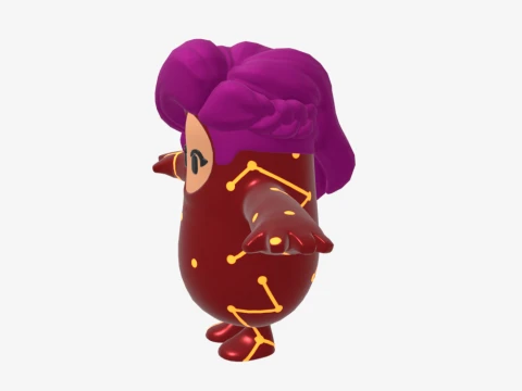 Starflare Fall Guy - Fortnite 3D Model