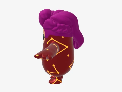 Starflare Fall Guy - Fortnite 3D Model
