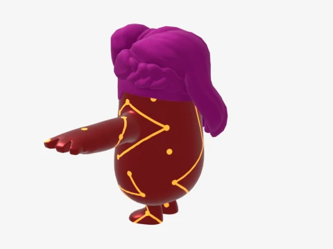 Starflare Fall Guy - Fortnite 3D Model