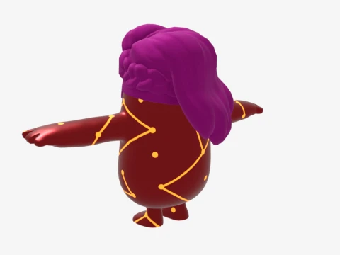 Starflare Fall Guy - Fortnite 3D Model
