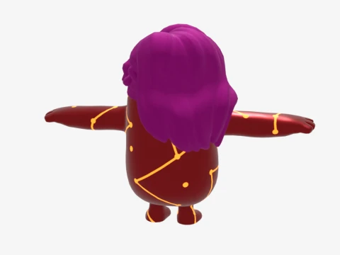 Starflare Fall Guy - Fortnite 3D Model