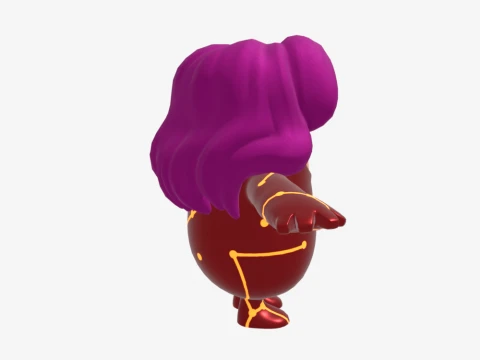 Starflare Fall Guy - Fortnite 3D Model