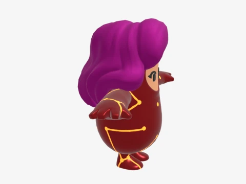 Starflare Fall Guy - Fortnite 3D Model