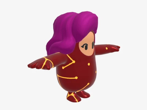 Starflare Fall Guy - Fortnite 3D Model