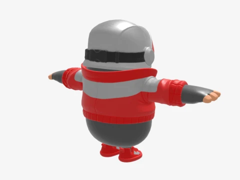 Reckless Raith Fall Guy - Fortnite 3D Model