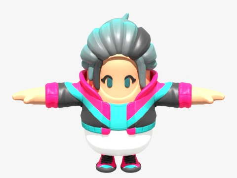The Operator Fall Guy - Fortnite 3D Model