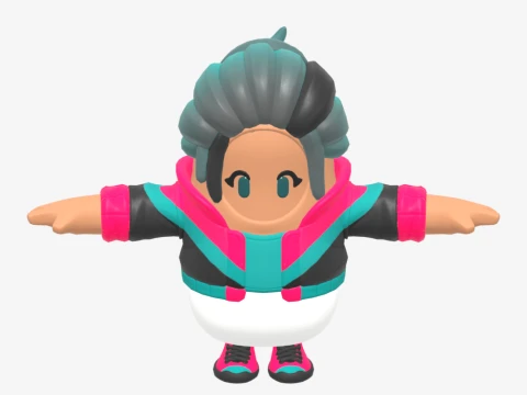The Operator Fall Guy - Fortnite 3D Model