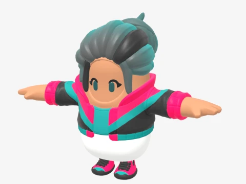 The Operator Fall Guy - Fortnite 3D Model