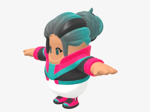 The Operator Fall Guy - Fortnite 3D Model