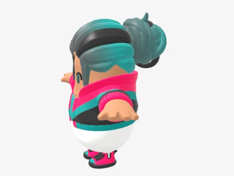The Operator Fall Guy - Fortnite 3D Model