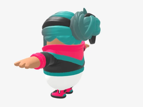 The Operator Fall Guy - Fortnite 3D Model