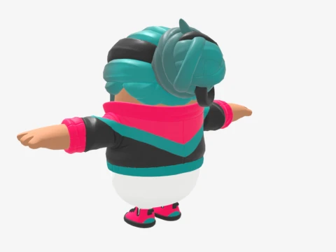 The Operator Fall Guy - Fortnite 3D Model