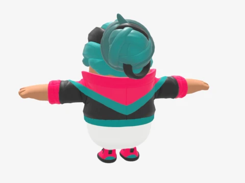 The Operator Fall Guy - Fortnite 3D Model