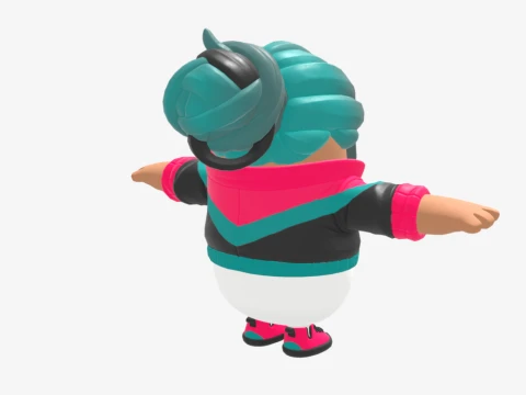 The Operator Fall Guy - Fortnite 3D Model