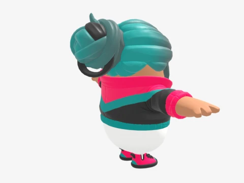 The Operator Fall Guy - Fortnite 3D Model