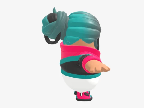 The Operator Fall Guy - Fortnite 3D Model