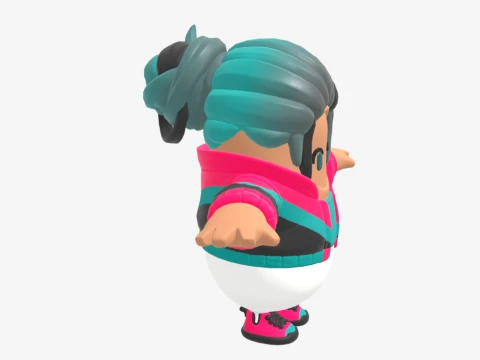 The Operator Fall Guy - Fortnite 3D Model