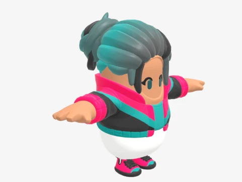 The Operator Fall Guy - Fortnite 3D Model