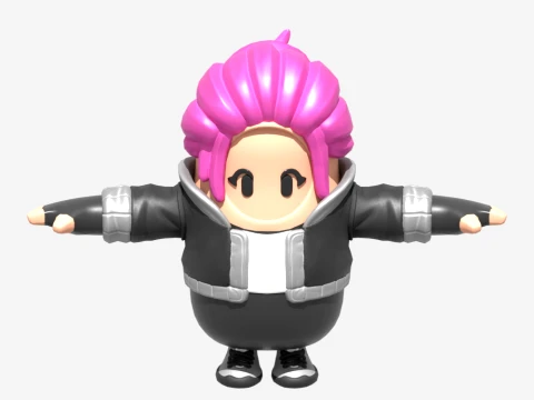 Power Punk Raith Fall Guy - Fortnite 3D Model