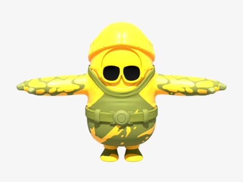 Cobb Fall Guy - Fortnite 3D Model