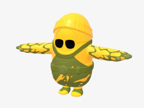 Cobb Fall Guy - Fortnite 3D Model
