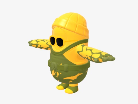 Cobb Fall Guy - Fortnite 3D Model