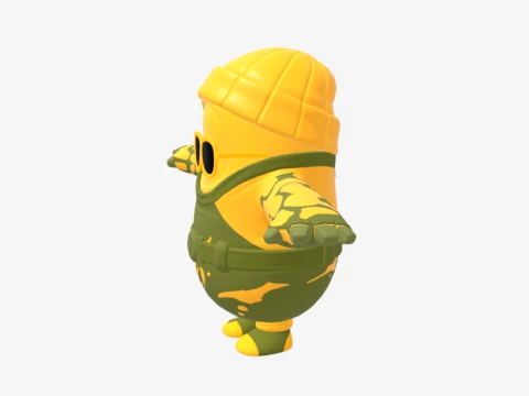 Cobb Fall Guy - Fortnite 3D Model